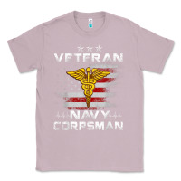 Lilac Veteran Navy Corpsman Patriotic 4th of July Gifts Classic Tee - minhPixels