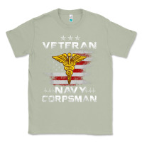 Matcha Veteran Navy Corpsman Patriotic 4th of July Gifts Classic Tee - minhPixels