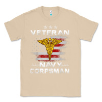 Mushroom Veteran Navy Corpsman Patriotic 4th of July Gifts Classic Tee - minhPixels
