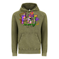 Vintage Olive fat tuesday Vintage Hoodie - CowGirlArtShop