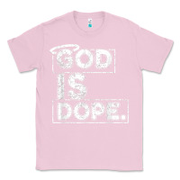 Bubblegum Pink God Is Dope Gift for faithful Christians Classic Tee - minhPixels