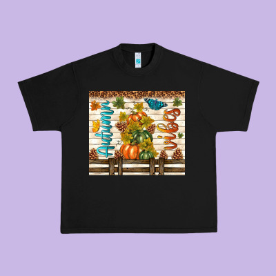Autumn Vibes Urban Heavy Tee Designed By Tumblerdesignbyshophia