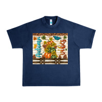 Navy autumn vibes Urban Heavy Tee - TumblerDesignByShophia