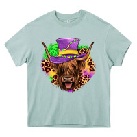 Arona highland cow mardi gras Heavy Core Tee - JahusDesignShop