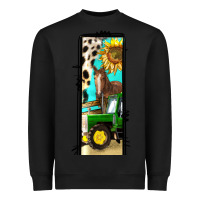 Black farm life alphabet lowercase letters l Heavyweight Sweatshirt - BundleAndBundleShop