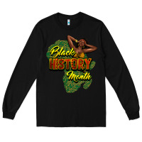 Black Black History Month Long Sleeve Tee - HowdyJamesFarm