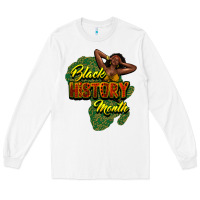 White Black History Month Long Sleeve Tee - HowdyJamesFarm
