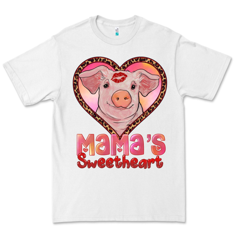 Mamas Sweetheart Baby Pig Premium Tee by RanaPortraitStore | Teevron