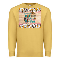 Antique Gold i pretend coffee helps but i'm still a bitch Premium Sweatshirt - Artiststas