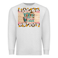 Oatmeal Heather i pretend coffee helps but i'm still a bitch Premium Sweatshirt - Artiststas