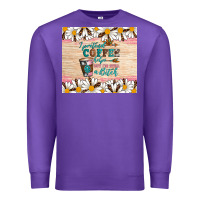 Purple i pretend coffee helps but i'm still a bitch Premium Sweatshirt - Artiststas