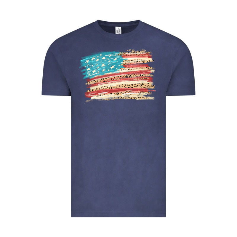 American Flag With Leopard Vintage Tee by HowdyJamesFarm | Teevron