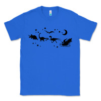 True Royal christmas santa dinosaur sleigh ride t rex funny gift t shirt Classic Tee - minhPixels