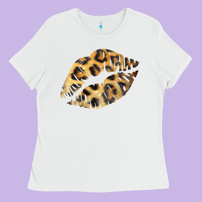 Leopard Lips Ladies Tee Designed By Bettercallsaul