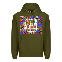 Army Green Dia de los muertos Premium Hoodie - RanaPortraitStore