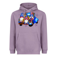 Lavender american flag gnomes truck sunflowers star leopard Heavyweight Hoodie - Artiststas