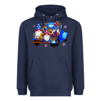 Navy american flag gnomes truck sunflowers star leopard Heavyweight Hoodie - Artiststas