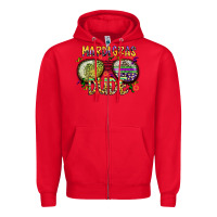 Red mardi gras dude Zipper Hoodie - SublimationCraftShop