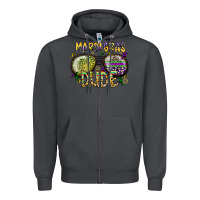 Smoke mardi gras dude Zipper Hoodie - SublimationCraftShop