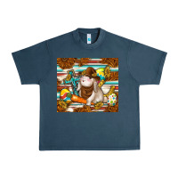 Midnight Navy western bunny Urban Heavy Tee - TumblerDesignByShophia