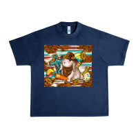 Navy western bunny Urban Heavy Tee - TumblerDesignByShophia