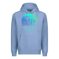 Colony Blue Vintage Aruba Beach Tropical Vibes Vacation Souvenir Gift Premium Hoodie - minhPixels