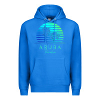 True Royal Vintage Aruba Beach Tropical Vibes Vacation Souvenir Gift Premium Hoodie - minhPixels