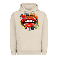 Pigment French Oak race lips Urban Hoodie - AdoDesignShop