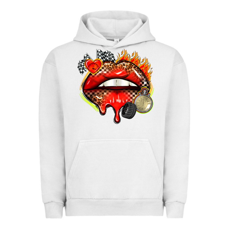 Race Lips Urban Hoodie by AdoDesignShop | Teevron