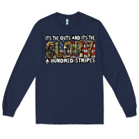 Navy Its the guts and its the glory 4th of july Long Sleeve Tee - CowGirlArtShop