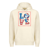 Sandshell love usa flag volleyball gifts for volleyball fans teen t shirt Premium Hoodie - minhPixels