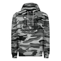Slate Camo sak yant thai tattoo twin tiger muay magical thailand gifts t shirt Premium Hoodie - minhPixels