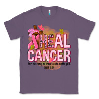 Lavender heal cancer for nothing is impossible with god Classic Tee - NancyCooperArtShop