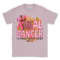 Lilac heal cancer for nothing is impossible with god Classic Tee - NancyCooperArtShop