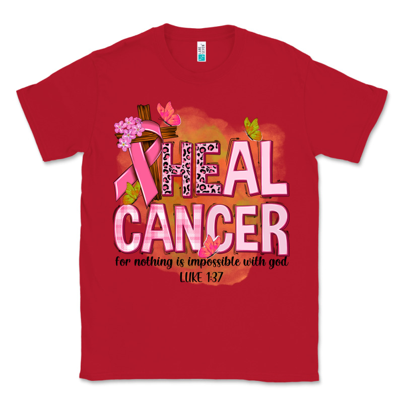 Heal Cancer For Nothing Is Impossible With God Classic Tee by NancyCooperArtShop | Teevron