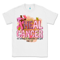 White heal cancer for nothing is impossible with god Classic Tee - NancyCooperArtShop