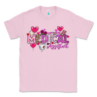 Bubblegum Pink Valentine Medical Assistant Classic Tee - CowhideDigitalArt