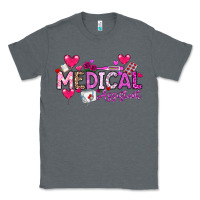 Charcoal Heather Valentine Medical Assistant Classic Tee - CowhideDigitalArt