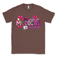 Chestnut Valentine Medical Assistant Classic Tee - CowhideDigitalArt