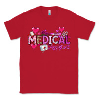 Red Valentine Medical Assistant Classic Tee - CowhideDigitalArt