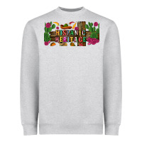 Heather Grey hispanic heritage libbey cup Heavyweight Sweatshirt - BundleAndBundleShop