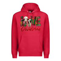 Cardinal love christmas holstein heifer Premium Hoodie - FaDigitalArtStudio