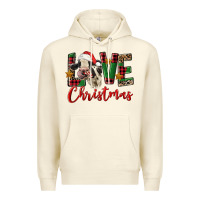 Sandshell love christmas holstein heifer Premium Hoodie - FaDigitalArtStudio