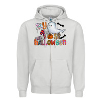 Dove Grey My 1st Halloween Zipper Hoodie - CowhideDigitalArt