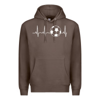 Coffee soccer hoodie for teens, men, & women   soccer lover gift pullover hoo Premium Hoodie - minhPixels