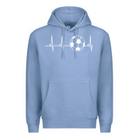 Colony Blue soccer hoodie for teens, men, & women   soccer lover gift pullover hoo Premium Hoodie - minhPixels