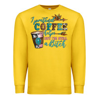 Lemon i pretend coffee helps but i'm still a bitch Premium Sweatshirt - Artiststas