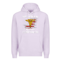 Lilac Veteran Navy Corpsman Patriotic 4th of July Gifts Premium Hoodie - minhPixels