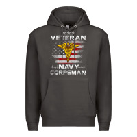 Smoke Veteran Navy Corpsman Patriotic 4th of July Gifts Premium Hoodie - minhPixels