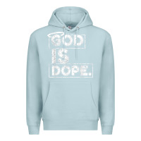 Blue Mist God Is Dope Gift for faithful Christians Premium Hoodie - minhPixels
